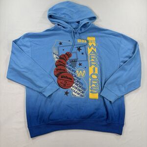 Vintage Golden State Warriors NBA Hoodie Sweatshirt Adult Size 2XL